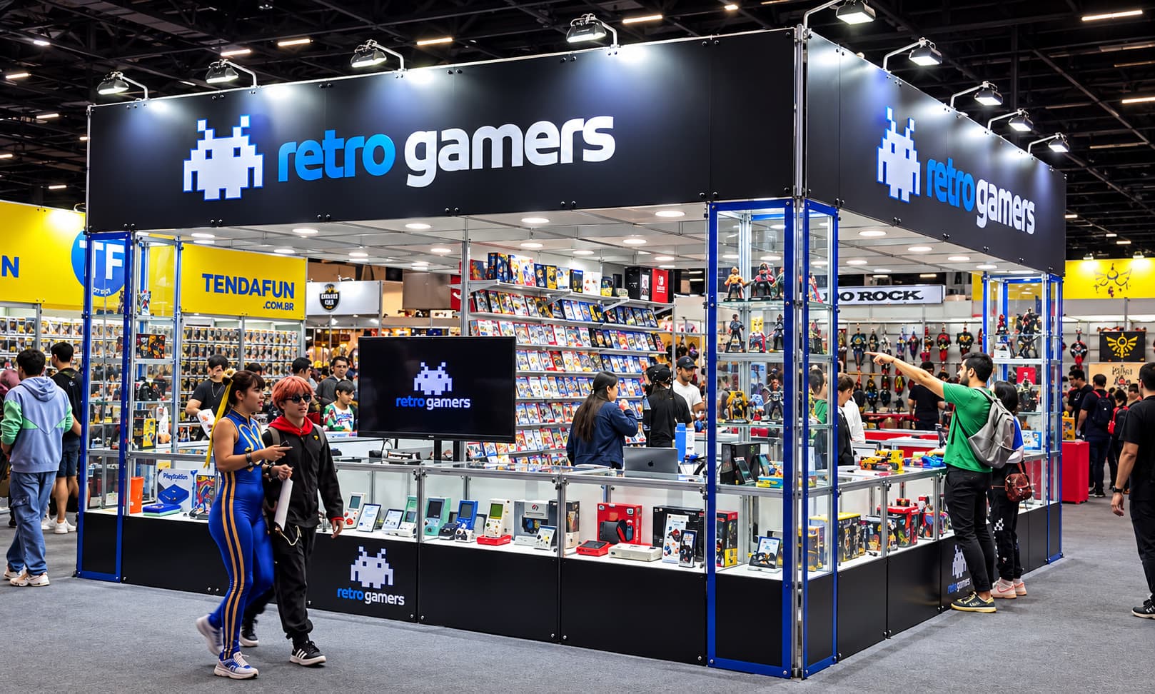 Nosso stand na Brasil Game Show